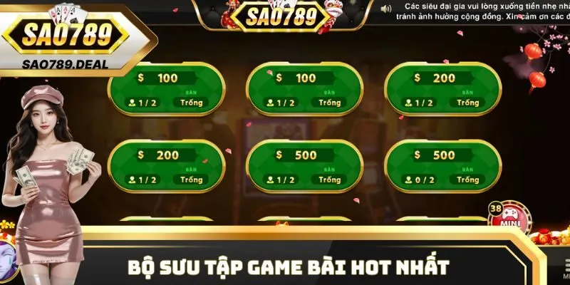 Bộ sưu tập game bài hot nhất để bạn tham khảo