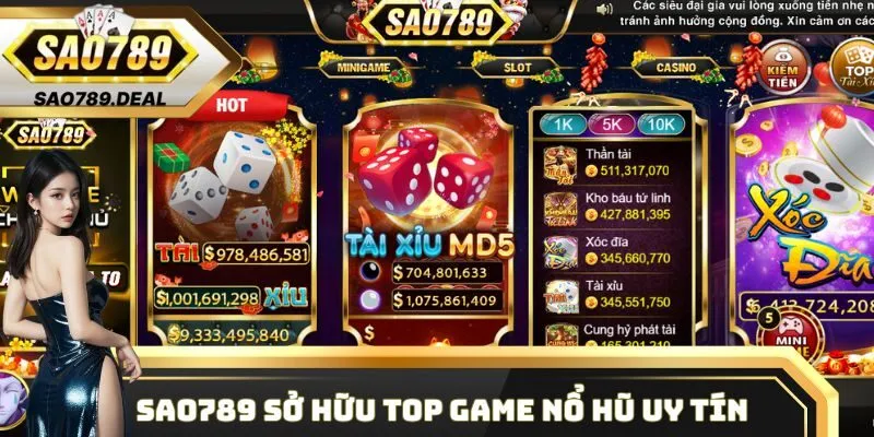 Top Game Nổ Hũ Uy Tín Nhất 2025 Mà Bạn Không Nên Bỏ Qua 2 Sao789 sở hữu top game nổ hũ uy tín hàng đầu
